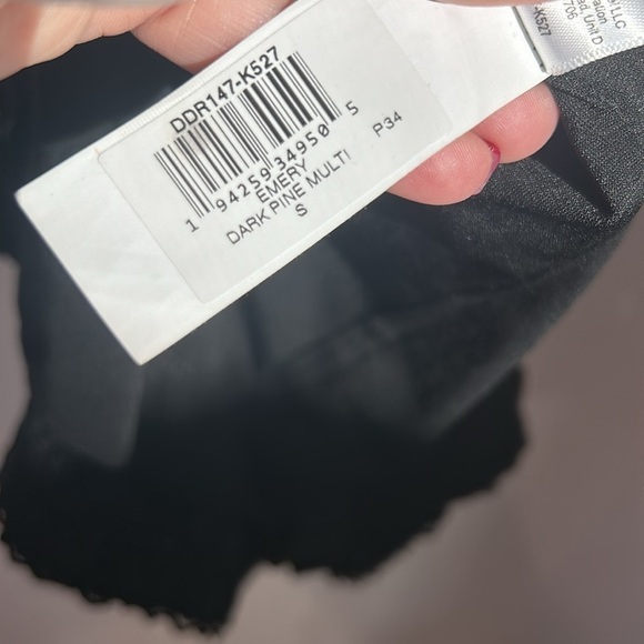 Dress the population Emery Dark Pine Green Sequin long sleeve fitted dress small - Picture 6 of 11